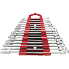 15 Piece Combination Spanner Set (Plastic Holder)